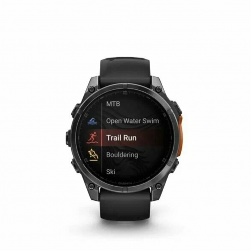 Умные часы Garmin Fenix 8 Amoled Sapphire, 47 мм, Серый