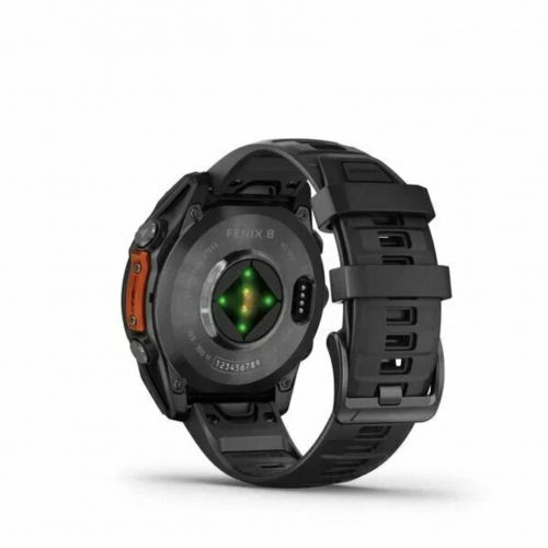 Умные часы Garmin Fenix 8 Amoled Sapphire, 47 мм, Серый