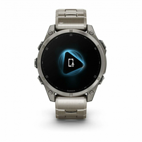 Умные часы Garmin Fenix 8 Amoled Sapphire, 47 мм, Титан-графитовый