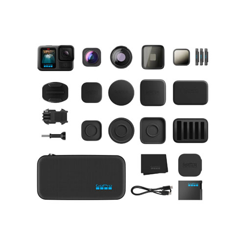 Экшн-камера GoPro 13 HB-Series Lens Collection + карта на 64 ГБ, Черный