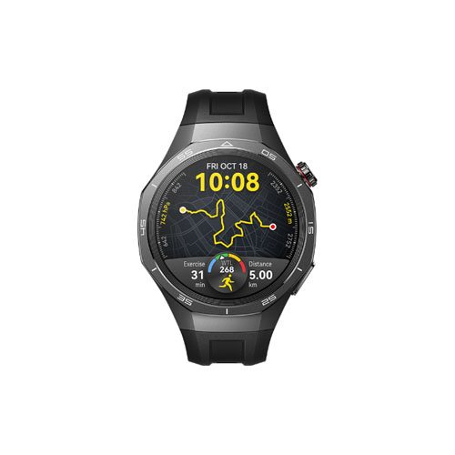 Умные часы Huawei Watch GT5 Pro, 46 мм, Черный, Ремешок из фторэластомера