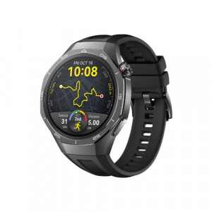 Умные часы Huawei Watch GT5 Pro, 46 мм, Черный, Ремешок из фторэластомера