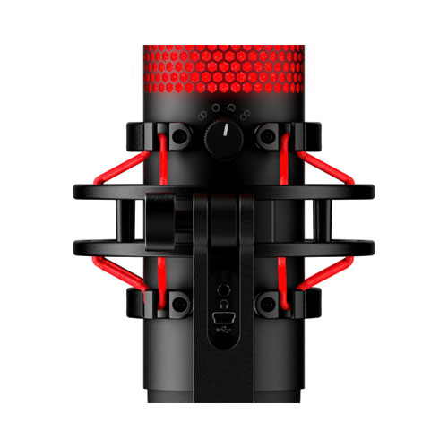 Микрофон HyperX QuadCast S, Черный/Красный