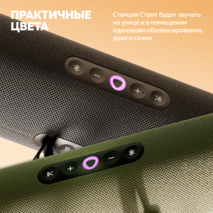 Умная колонка Яндекс Станция Стрит с Алисой, Черный