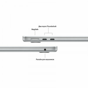 Apple MacBook Air 15 M3, 16/512 ГБ, Серебристый, 2024