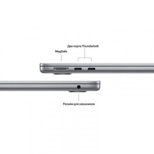 Apple MacBook Air 15 M3, 8/256 ГБ, Серый космос, 2024