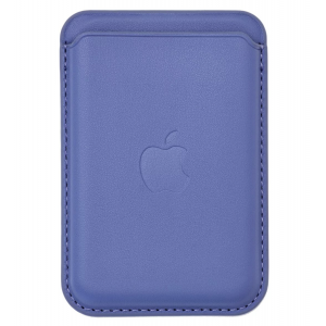 Картхолдер MagSafe Leather Wallet, кожаный, для iPhone, Cиреневый