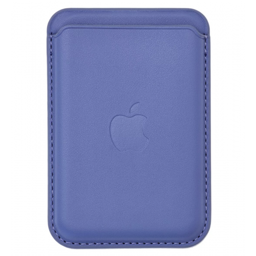 Картхолдер MagSafe Leather Wallet, кожаный, для iPhone, Cиреневый