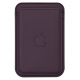 Картхолдер MagSafe Leather Wallet, кожаный, для iPhone, Бордовый