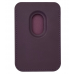 Картхолдер MagSafe Leather Wallet, кожаный, для iPhone, Бордовый