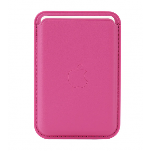 Картхолдер MagSafe Leather Wallet, кожаный, для iPhone, Розовый
