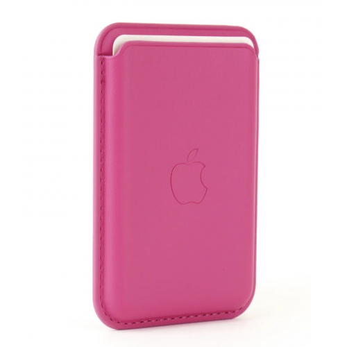 Картхолдер MagSafe Leather Wallet, кожаный, для iPhone, Розовый