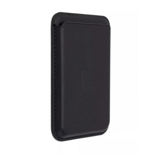 Картхолдер MagSafe Leather Wallet, кожаный, для iPhone, Черный