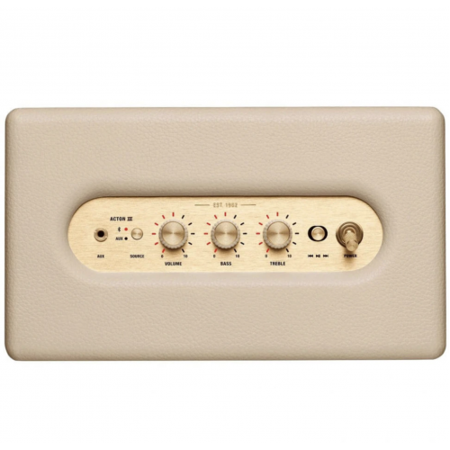 Портативная колонка Marshall Acton 3, Бежевый