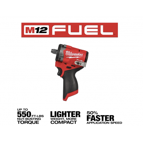 Ударный гайковерт Milwaukee 2563-20 M12 FUEL Stubby 1/2 Impact Wrench