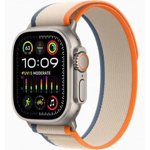 Apple Watch Ultra 2, 49 мм, M/L, Оранжевый/Бежевый Trail Loop