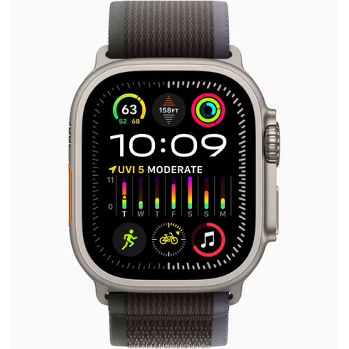 Apple Watch Ultra 2, 49 мм, S/M, Синий/Черный Trail Loop