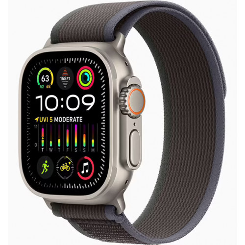 Apple Watch Ultra 2, 49 мм, S/M, Синий/Черный Trail Loop