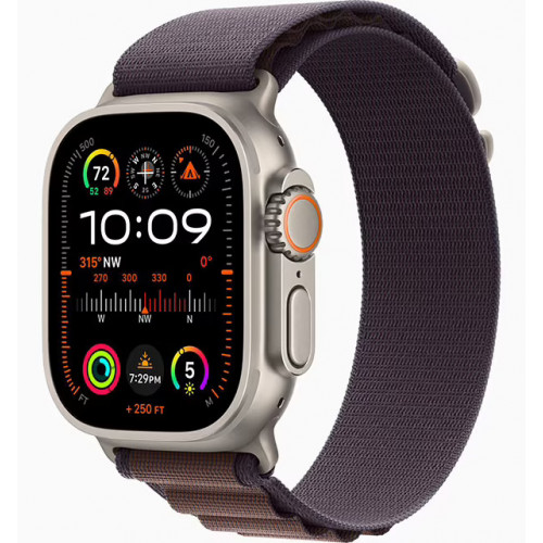 Apple Watch Ultra 2, 49 мм, S, Индиго Alpine Loop