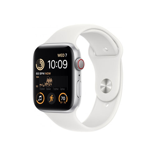 Apple Watch SE 2, 44 мм, Серебристый, Силикон