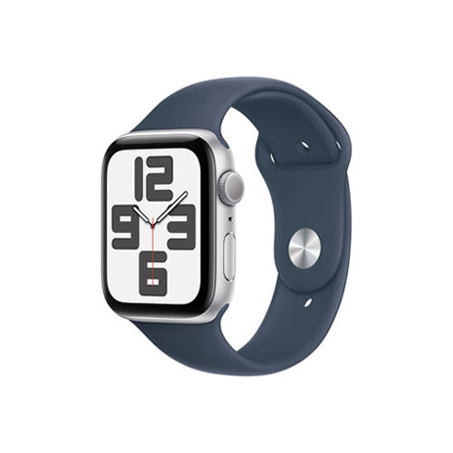 Apple Watch SE 2, 40 мм, S/M, Серебристый/Синий, Силикон