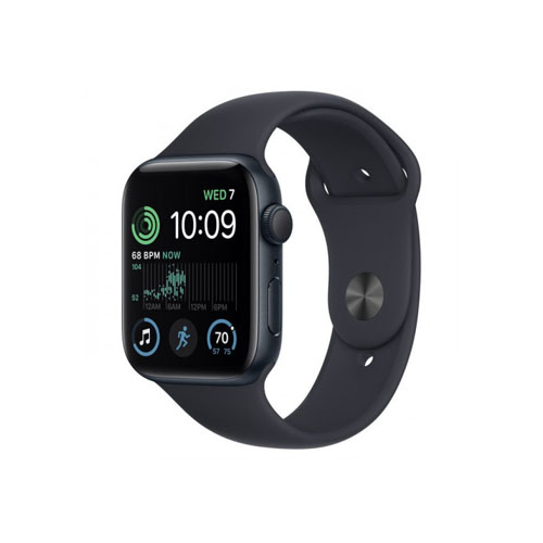 Apple Watch SE 2, 44 мм, Темная ночь, Силикон