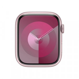 Apple Watch Series 9, 41 мм, Розовый Силикон 