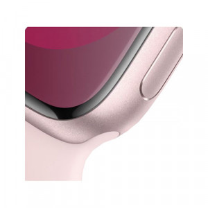 Apple Watch Series 9, 41 мм, Розовый Силикон 