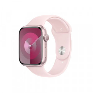 Apple Watch Series 9, 41 мм, Розовый Силикон 