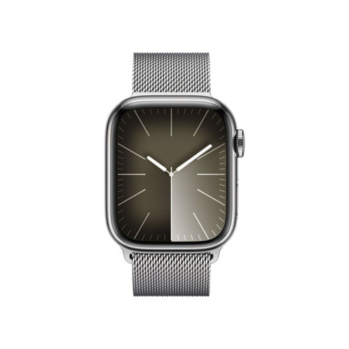 Apple Watch Series 9, 45 мм, Серебристый стальной