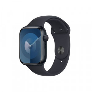 Apple Watch Series 9, 45 мм, Темная ночь Силикон 