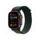 Apple Watch Ultra 2, 49 мм, Черный/Темно-зеленый Alpine Loop