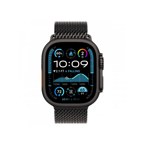 Apple Watch Ultra 2, 49 мм, Черный Milanese loop