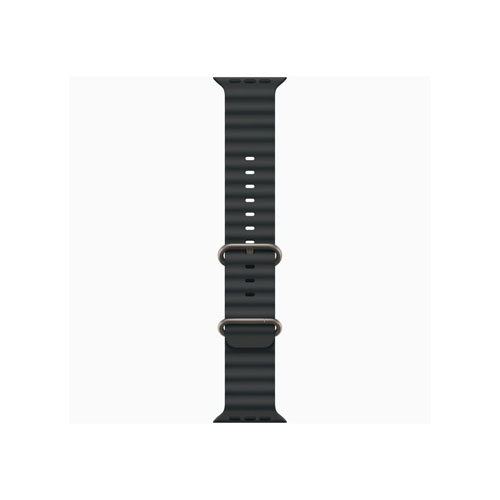 Apple Watch Ultra 2, 49 мм, Натуральный титан/Черный Ocean Band