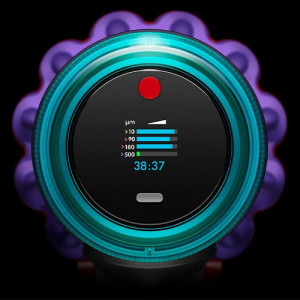Пылесос Dyson Gen5 Detect Absolute SV23, Серебристый/Фиолетовый