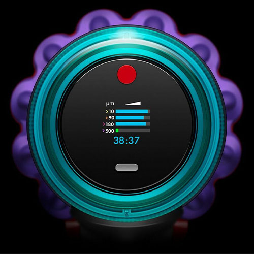 Пылесос Dyson Gen5 Detect Absolute SV23, Серебристый/Фиолетовый