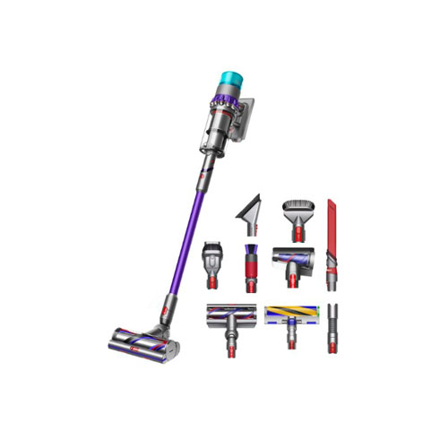 Пылесос Dyson Gen5 Detect Absolute SV23, Серебристый/Фиолетовый