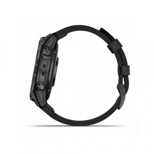 Умные часы Garmin Epix Pro (Gen 2) Sapphire, 47 мм, Черный кожаный ремешок