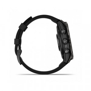 Умные часы Garmin Epix Pro (Gen 2) Sapphire, 47 мм, Черный кожаный ремешок