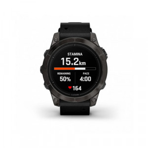 Умные часы Garmin Epix Pro (Gen 2) Sapphire, 47 мм, Черный кожаный ремешок
