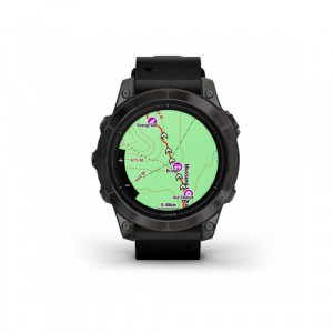 Умные часы Garmin Epix Pro (Gen 2) Sapphire, 47 мм, Черный кожаный ремешок