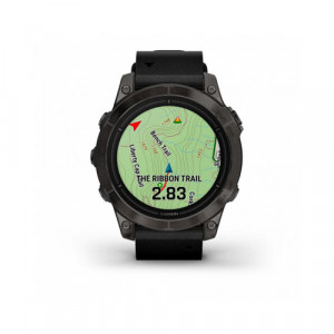 Умные часы Garmin Epix Pro (Gen 2) Sapphire, 47 мм, Черный кожаный ремешок