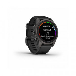 Умные часы Garmin Fenix 7S Pro Sapphire Solar, Угольно-серый