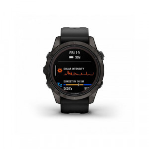 Умные часы Garmin Fenix 7S Pro Sapphire Solar, Угольно-серый
