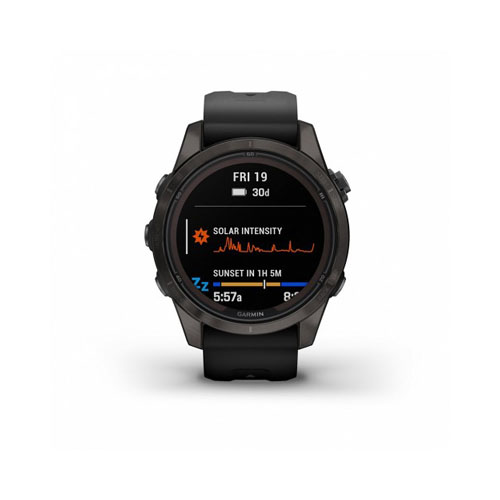 Умные часы Garmin Fenix 7S Pro Sapphire Solar, Угольно-серый