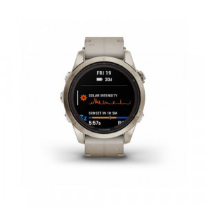 Умные часы Garmin Fenix 7S Pro, Золотистый/Светло-серый