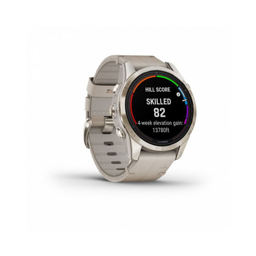 Умные часы Garmin Fenix 7S Pro, Золотистый/Светло-серый