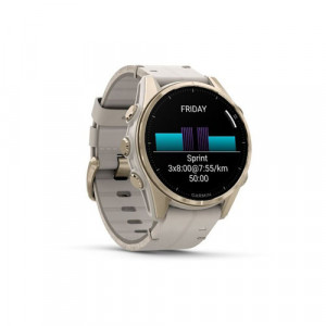 Умные часы Garmin Fenix 8, 43 мм, Золотистый