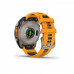 Умные часы Garmin Fenix 8 Amoled Sapphire, 47 мм, Светло-серый/Оранжевый