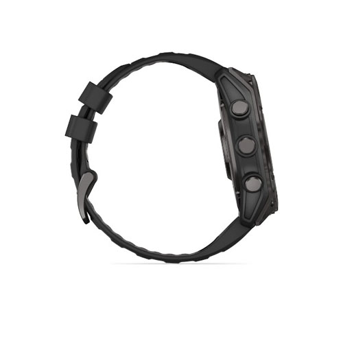 Умные часы Garmin Fenix 8, 51 мм, Угольно-серый/Черный